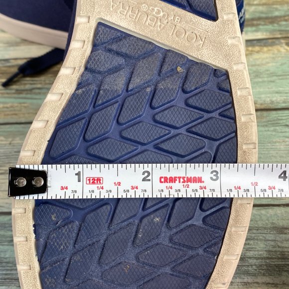 Koolaburra By Ugg Penley Womens Size 5 Blue Sneakers Canvas/Suede Casual Lace Up - Picture 9 of 11